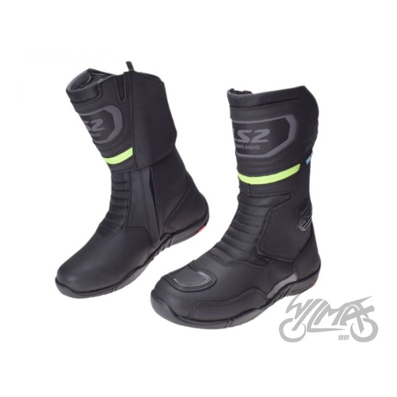 BUTY LS2 GOBY LADY WP BLACK H-V YELLOW 38