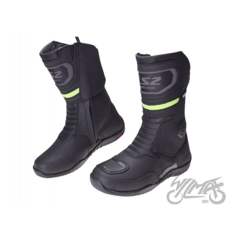 BUTY LS2 GOBY MAN WP BLACK H-V YELLOW 45