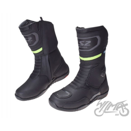 BUTY LS2 GOBY MAN WP BLACK H-V YELLOW 45