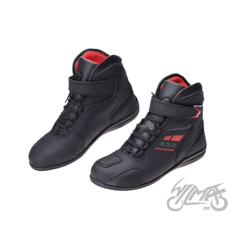 BUTY LS2 GARRA MAN WP BLACK RED 47