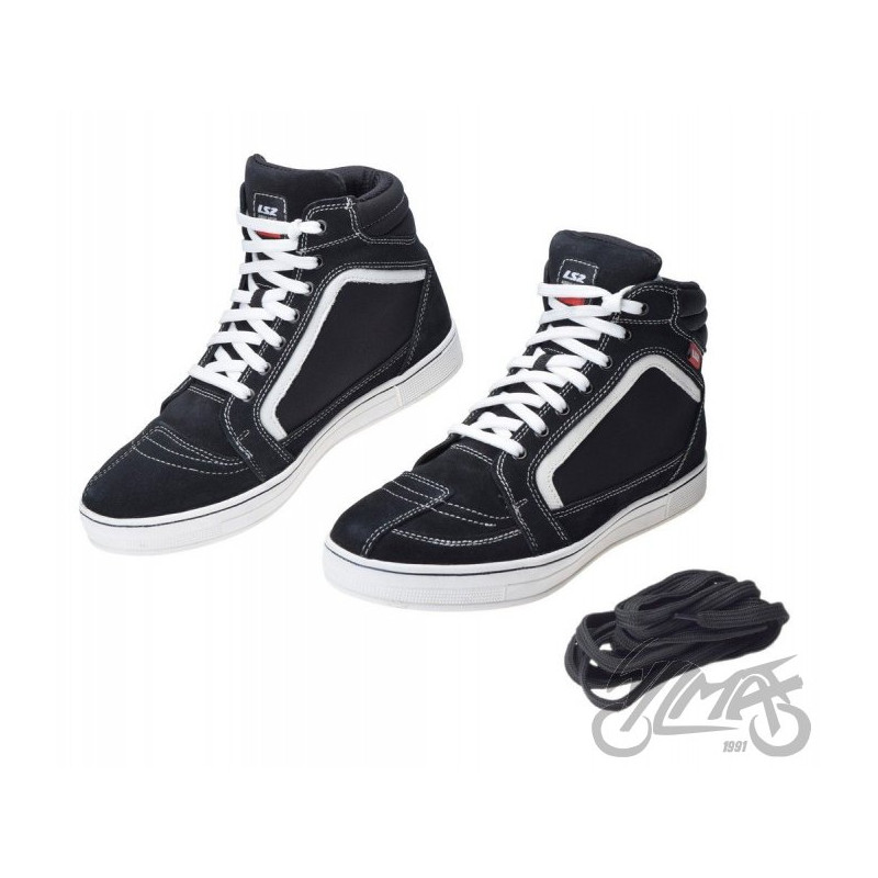 BUTY LS2 DORON MAN BOOTS WHITE BLACK 41