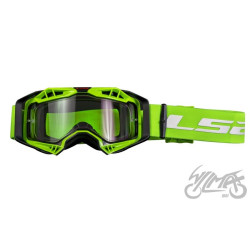 GOGLE LS2 AURA CZARNO-ZIELONE