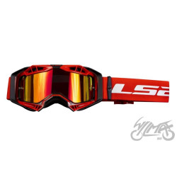 GOGLE LS2 AURA PRO CZARNO-CZERWONE LUSTRZANKA