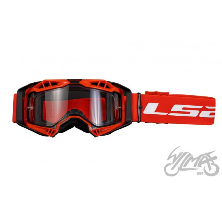 GOGLE LS2 AURA ENDURO CZERWONE PINLOCK EXTRA