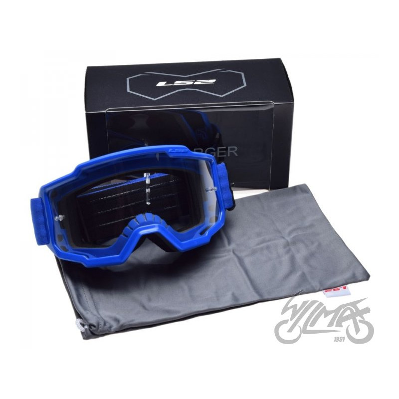 GOGLE LS2 CHARGER NIEBIESKIE CLEAR VISOR