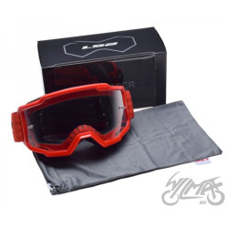 GOGLE LS2 CHARGER CZERWONE CLEAR VISOR