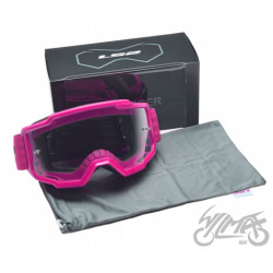 GOGLE LS2 CHARGER RÓŻOWE CLEAR VISOR