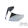 SZYBA KASKU FF320 FF353 FF800 LUSTRZ. SREBRNA NEW