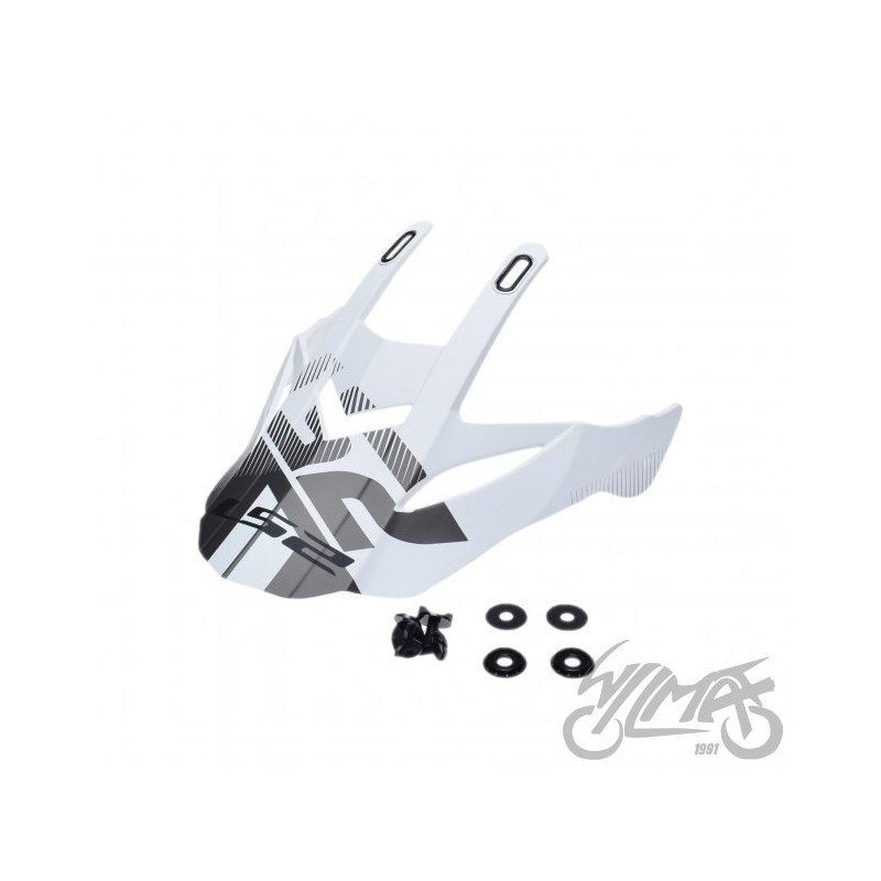 DASZEK KASKU MX436 EVO EVOLVE WHITE BLACK