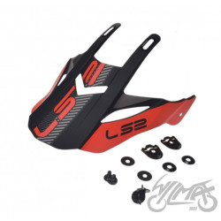 DASZEK KASKU MX436 EVO ADVENTURER BLACK red