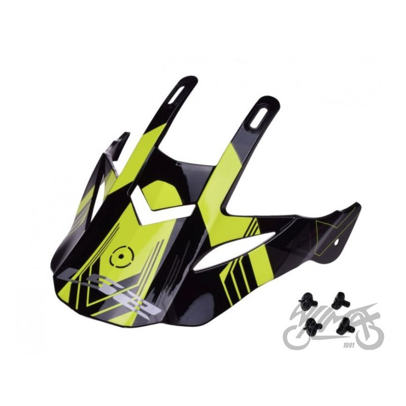 DASZEK KASKU MX436 TRIGGER B HI-VIS YELLOW