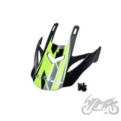 DASZEK KASKU MX437 EVO ROAR BLACK H-V YELLOW