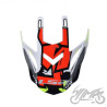 DASZEK KASKU MX437 EVO CRUSHER BLACK RED