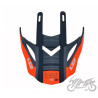 DASZEK KASKU MX437 XCODE FLUO ORANGE BLUE