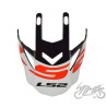 DASZEK KASKU MX437 STRIKE BLACK WHITE RED