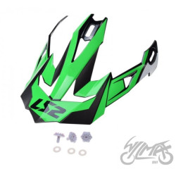 DASZEK KASKU MX470 NIMBLE BLACH WHITE GREEN