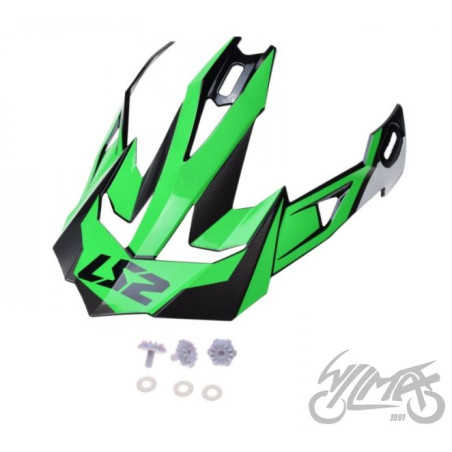 DASZEK KASKU MX470 NIMBLE BLACH WHITE GREEN