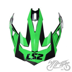 DASZEK KASKU MX470 NIMBLE BLACH WHITE GREEN