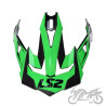 DASZEK KASKU MX470 NIMBLE BLACH WHITE GREEN