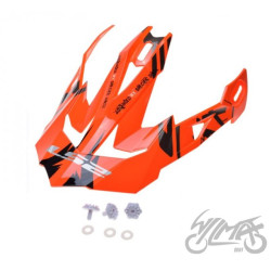 DASZEK KASKU MX470 EMPEROE BLACK ORANGE