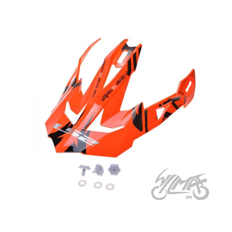 DASZEK KASKU MX470 EMPEROE BLACK ORANGE