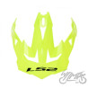DASZEK KASKU MX470 H-V YELLOW