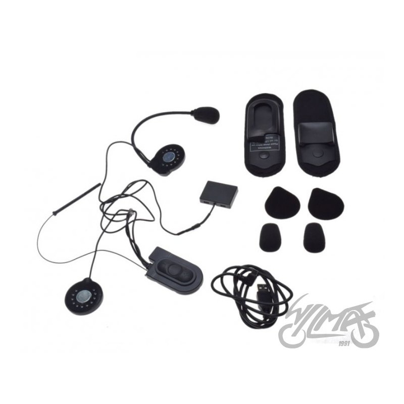 ZESTAW SŁUCHAWKOWY GPS MP3 TELEFON INTERKOM 1 KASK