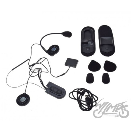 ZESTAW SŁUCHAWKOWY GPS MP3 TELEFON INTERKOM 1 KASK