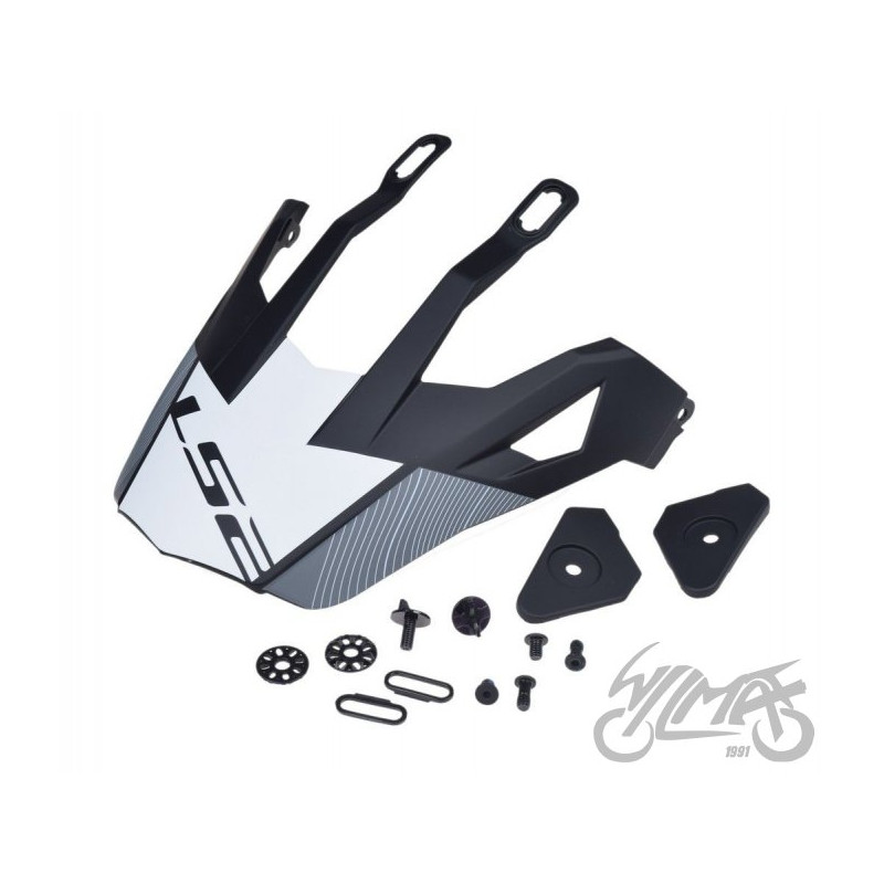 DASZEK MX702 HILL MATT BLACK WHITE