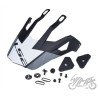 DASZEK MX702 HILL MATT BLACK WHITE