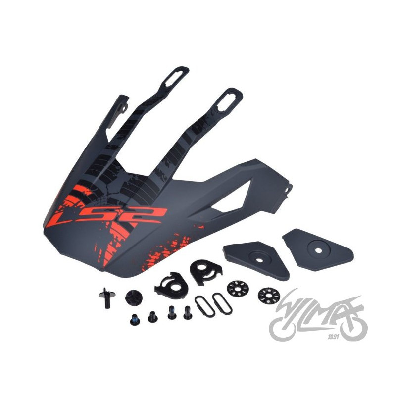 DASZEK MX702 CRAZY MATT BLACK RED