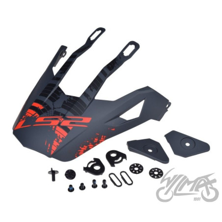 DASZEK MX702 CRAZY MATT BLACK RED
