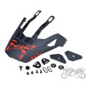 DASZEK MX702 CRAZY MATT BLACK RED