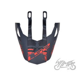 DASZEK MX702 CRAZY MATT BLACK RED
