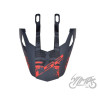 DASZEK MX702 CRAZY MATT BLACK RED