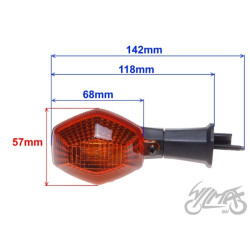 KIERUNKOWSKAZ DO SUZUKI GSXR400 600 750 PRZÓD E1