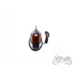 LAMPA NA BŁOTNIK POMARAŃCZOWA CHROM