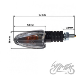 KIERUNKOWSKAZ OWAL JASNA CARBON PRAWY P. 12V23W EC