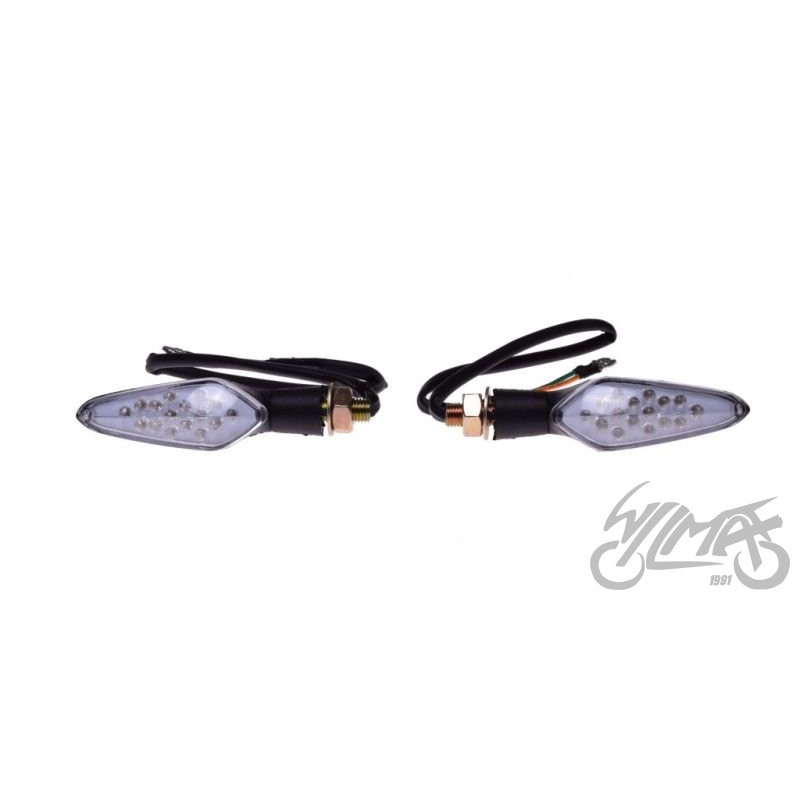 KIERUNKOWSKAZ BIAŁY KLOSZ LED 12V 1W CN