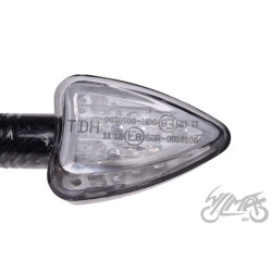 KIERUNKOWSKAZ CARBON STOŻEK BIAŁY KLOSZ LED CN