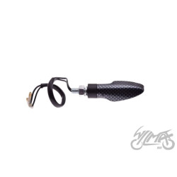 KIERUNKOWSKAZ CARBON BIAŁY KLOSZ LED