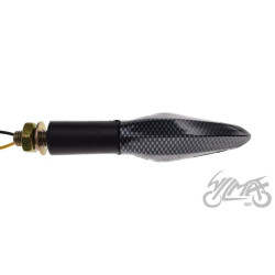 KIERUNKOWSKAZ CARBON BIAŁY KLOSZ LED