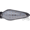 KIERUNKOWSKAZ CARBON BIAŁY KLOSZ LED