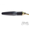 KIERUNKOWSKAZ CARBON BIAŁY KLOSZ 9 LED