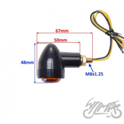 KIERUNKOWSKAZ  DO HARLEY DIODY LED KPL. 2 SZT