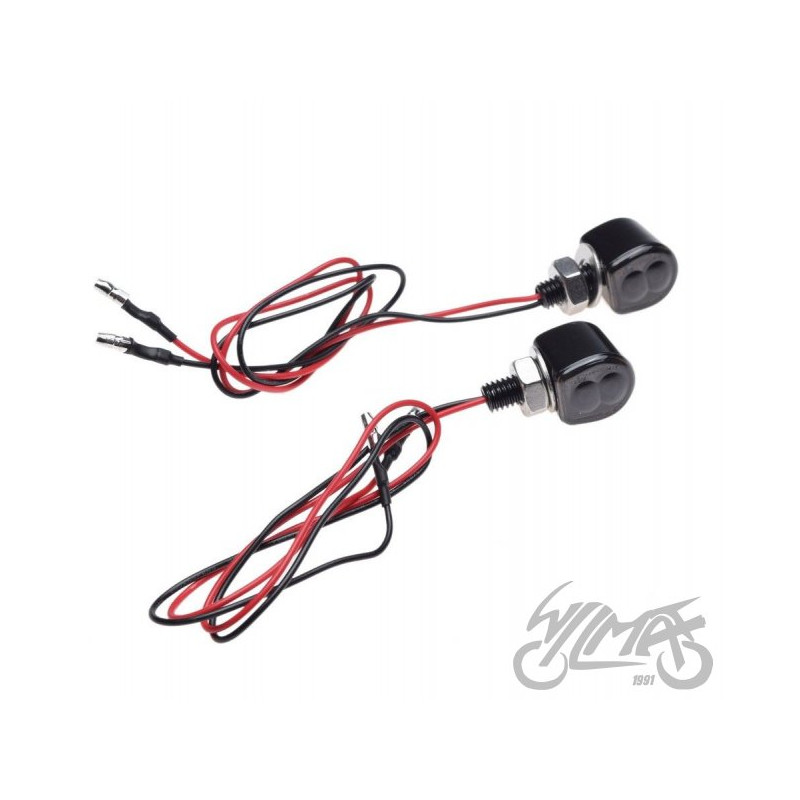 KIERUNKOWSKAZ MINI CZARNY DIODY LED
