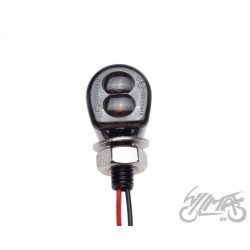 KIERUNKOWSKAZ MINI CZARNY DIODY LED