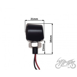 KIERUNKOWSKAZ MINI CZARNY DIODY LED