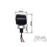 KIERUNKOWSKAZ MINI CZARNY DIODY LED
