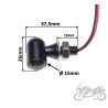 KIERUNKOWSKAZ MINI CZARNY DIODY LED